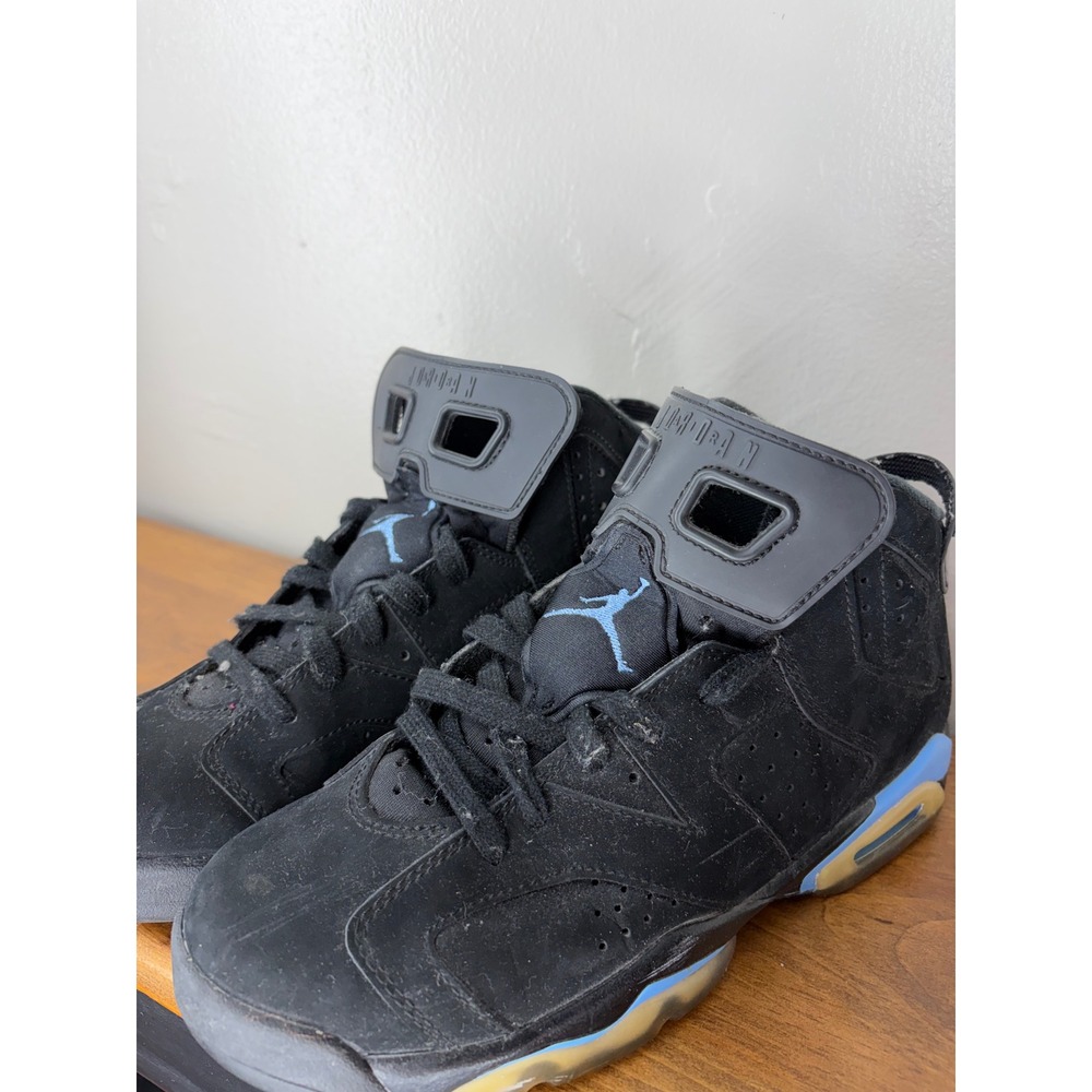 Jordan 6 Retro UNC Black University Blue Kids 6.5Y 384665-006
